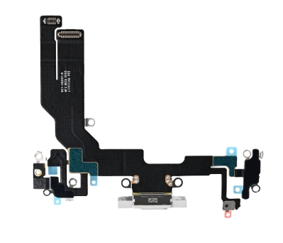 For Apple iPhone 16e System Charging Flex White Pulled