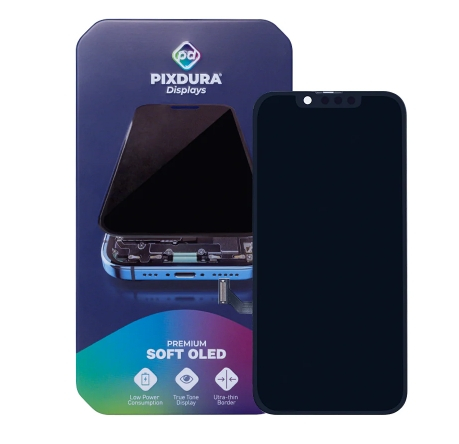 PIXDURA For Apple iPhone 14 Plus Display And Digitizer Soft-OLED Premium (IC Removable) (60Hz)
