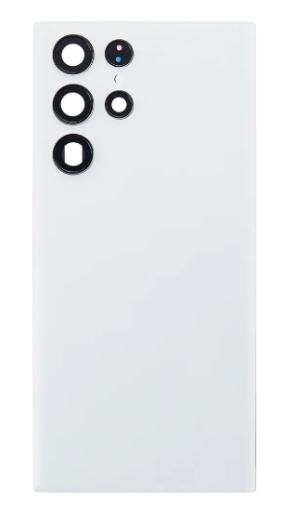 Samsung Galaxy S22 Ultra S908B Back Cover With Lens Phantom White OEM