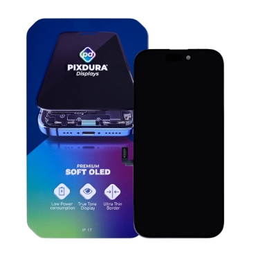 PIXDURA For Apple iPhone 17 Display LCD And Digitizer Soft-OLED Premium (IC Removable) (120Hz)