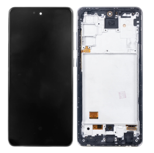 Samsung Galaxy A72 A725F Display And Digitizer With Frame Awesome White Soft-OLED