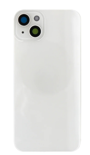For Apple iPhone 14 Plus Back Glass Without NFC, Enlarged Camera Frame Starlight Compatible
