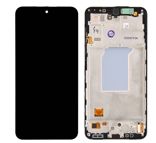 Samsung Galaxy A27 5G A276B Display And Digitizer With Frame Black Service Pack
