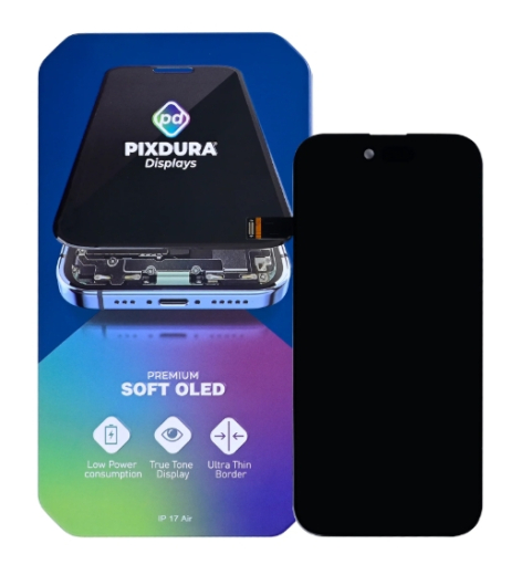 PIXDURA For Apple iPhone 17 Air Display And Digitizer Soft-OLED Premium (IC Removable) (120Hz)