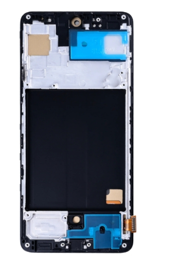 Samsung Galaxy A51 4G A515F Display And Digitizer With Frame Prism Crush Black In-Cell