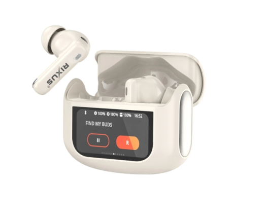 Rixus RXBH63C Wireless Earbuds Touch Case Pro Beige