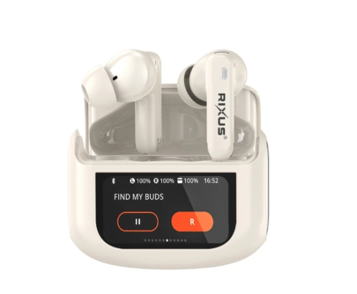 Rixus RXBH63C Wireless Earbuds Touch Case Pro Beige