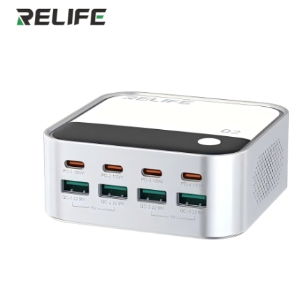 RELIFE Q2 8-Port GaN Charger 120W Grey