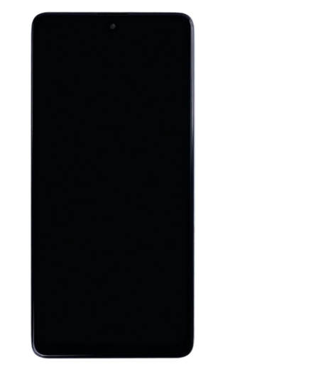 Samsung Galaxy A71 4G A715F Display And Digitizer With Frame Prism Crush Black In-Cell