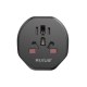 RIXUS RXHC27B EU TRAVEL POWER ADAPTER BLACK