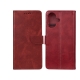 RIXUS BOOKCASE FOR IPHONE 16 DARK RED