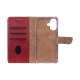 RIXUS BOOKCASE FOR IPHONE 16 DARK RED