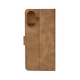RIXUS BOOKCASE FOR IPHONE 16 LIGHT BROWN