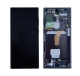 Samsung Galaxy S22 Ultra S908B Display lcd And Digitizer With Frame Phantom Black Service Pack