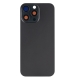 For iPhone 16 Pro Max Extra Glass Without NFC, Enlarged Camera Frame Black Titanium Akkudekel