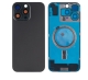 For iPhone 16 Pro Max Extra Glass Without NFC, Enlarged Camera Frame Black Titanium Akkudekel