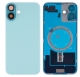 For iPhone 16 Plus Extra Glass,Akkudekel With NFC, Enlarged Camera Frame Teal