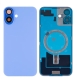 For iPhone 16 Plus Extra Glass, Akkudekel With NFC, Enlarged Camera Frame Ultramarine