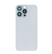 For iPhone 15 Pro Max Extra Glass, Akkudekel With Enlarged Camera Frame White Titanium Compatible