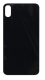 For iPhone X Extra Glass Black Akkudeckel (Enlarged camera frame)
