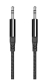 Rixus RXMU35 3.5mm AUX To 3.5mm AUX Braided Audio Cable 120CM Black