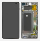 Samsung Galaxy S10 Plus G975F Display lcd And Digitizer With Frame Ceramic White Service Pack