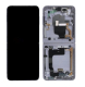 Samsung Galaxy Z Flip4 5G F721B Display And Digitizer With Frame White Service Pack