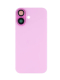 iPhone 16 Extra Glass Without NFC, Enlarged Camera Frame Pink