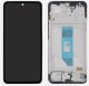 Xiaomi Redmi Note 14 4G (24117RN76G) Display And Digitizer With Frame Black Service Pack