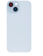 For Apple iPhone 15 Plus Back Glass Without NFC, Enlarged Camera Frame Blue Compatible