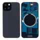 For Apple iPhone 15 Plus Back Glass Without NFC, Enlarged Camera Frame Black Compatible