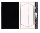 Samsung Galaxy Tab T530, P5100, P5110, P5200, P5210, P7500 Display And Digitizer Without Frame Black Service Pack