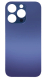 For Apple iPhone 14 Pro Back Glass Without NFC, Enlarged Camera Frame Deep Purple Compatible