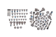 For iPhone 15 Pro Max Complete Screw Set Compatible