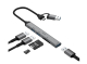 Rixus RXHU05 USB-C 2 in 1 Hub Multiport Adapter