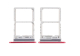 Samsung Galaxy Z Flip7 F766B Dual Sim Card Holder Coral Red OEM