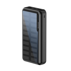 RIXUS RXPB46 SOLAR POWERBANK 20000 MAH BLACK