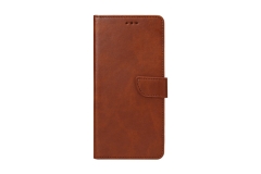 RIXUS BOOKCASE FOR IPHONE 15 PRO BROWN