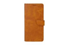 RIXUS BOOKCASE FOR IPHONE 15 LIGHT BROWN