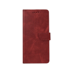 RIXUS BOOKCASE FOR IPHONE 16 DARK RED