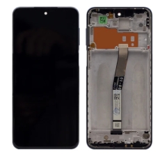 Xiaomi Redmi Note 9S Display lcd And Digitizer With Frame Black OEM