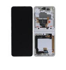 Samsung Galaxy Z Flip3 F711B Display lcd And Digitizer With Frame Cream Service Pack
