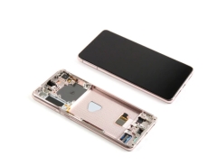 Samsung Galaxy S21 Plus 5G G996B Display LCD And Digitizer With Frame Phantom Violet Service Pack