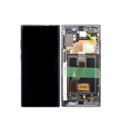 Samsung Galaxy Note 10 Plus N975F Display LCD And Digitizer With Frame Aura Black Service Pack