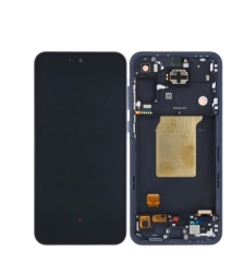 Samsung Galaxy A55 A556B Display LCD And Digitizer With Frame Navy Service Pack