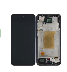 Samsung Galaxy A35 A356B Display LCD And Digitizer With Frame Navy Service Pack