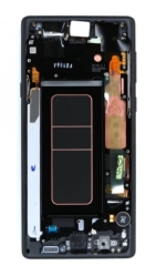 Samsung Galaxy Note 9 N960F Display lcd And Digitizer With Frame Midnight Black Service Pack