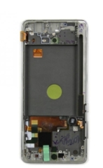 Samsung Galaxy Note 10 Lite SM-N770F (GH82-22055B) Display lcd - Aura Glow/weiß Service Pack