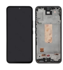 Samsung Galaxy A54 5G A546B Display lcd And Digitizer With Frame Black Service Pack