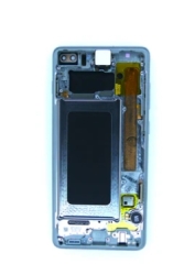 Samsung Galaxy S10 Plus G975F Display lcd And Digitizer With Frame Prism White Service Pack